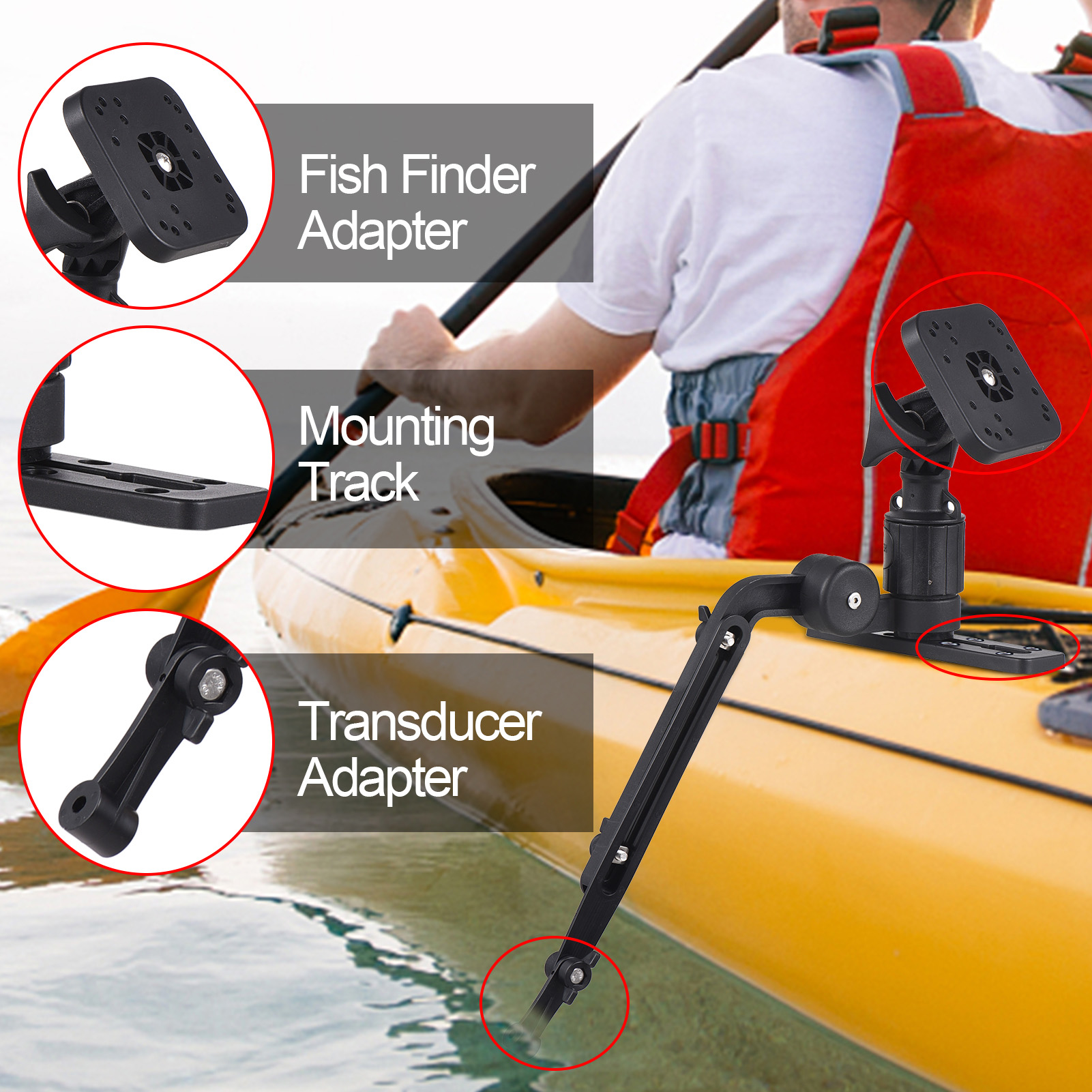 Kayak Fish Finder Mounting Pla - огляд і ціна Fish Finder Transducer