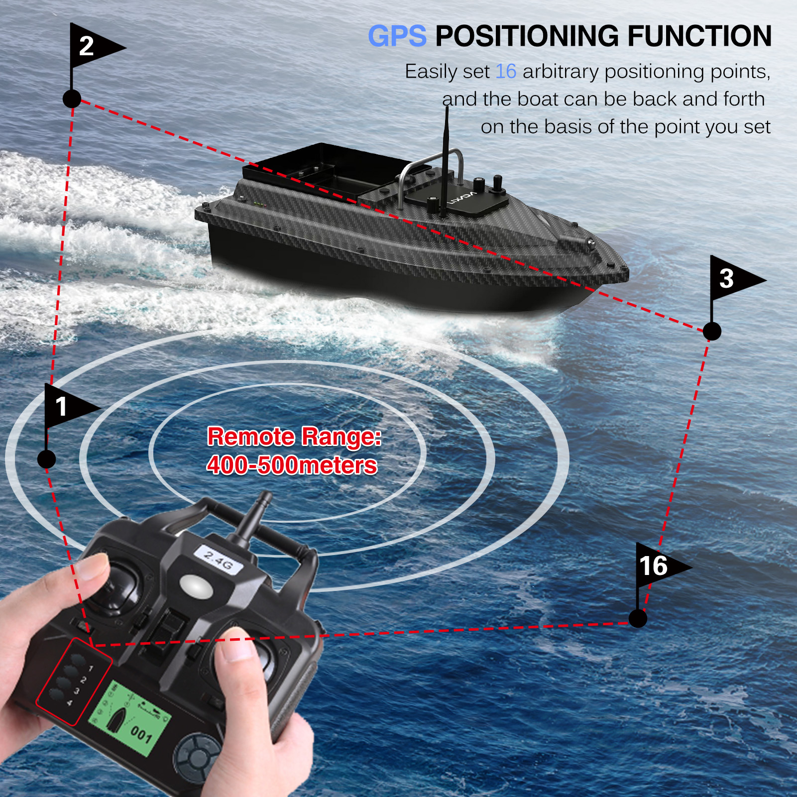 Fishing Bait Boat GPS Fishing  - огляд і ціна Fishing Gps