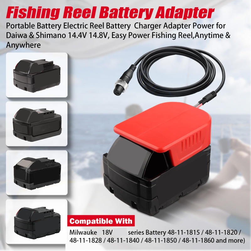 Portable Fishing Reel Adapter  - огляд і ціна Fish Finder Battery