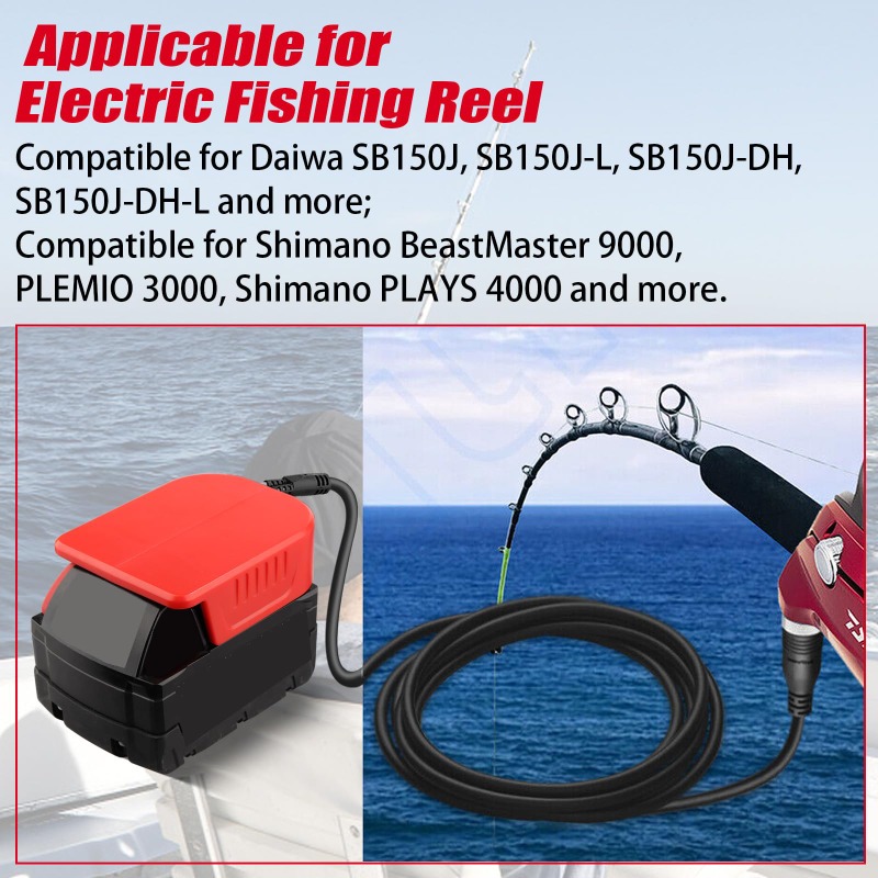 Portable Fishing Reel Adapter  - огляд і ціна Fish Finder Battery
