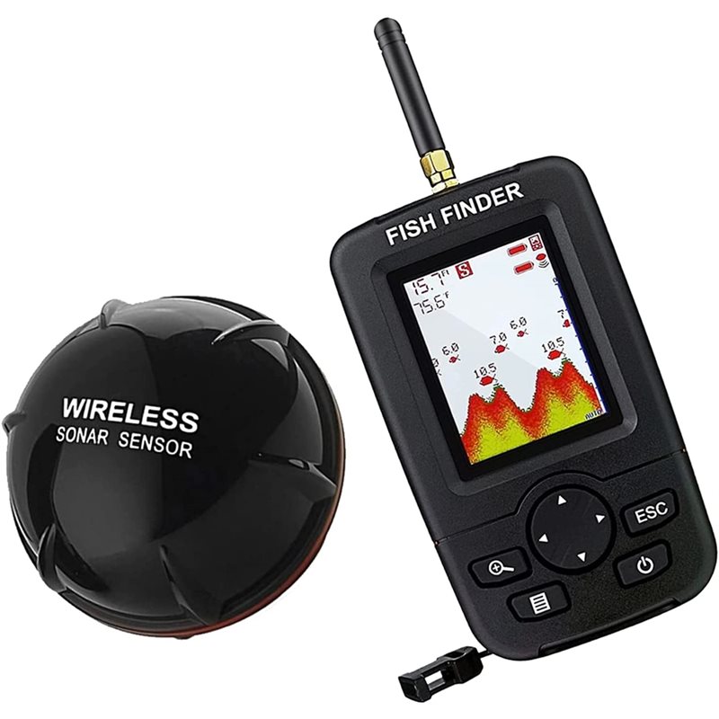 Wireless Sonar Fish Finder, Po - огляд і ціна Fishing Depth Finder