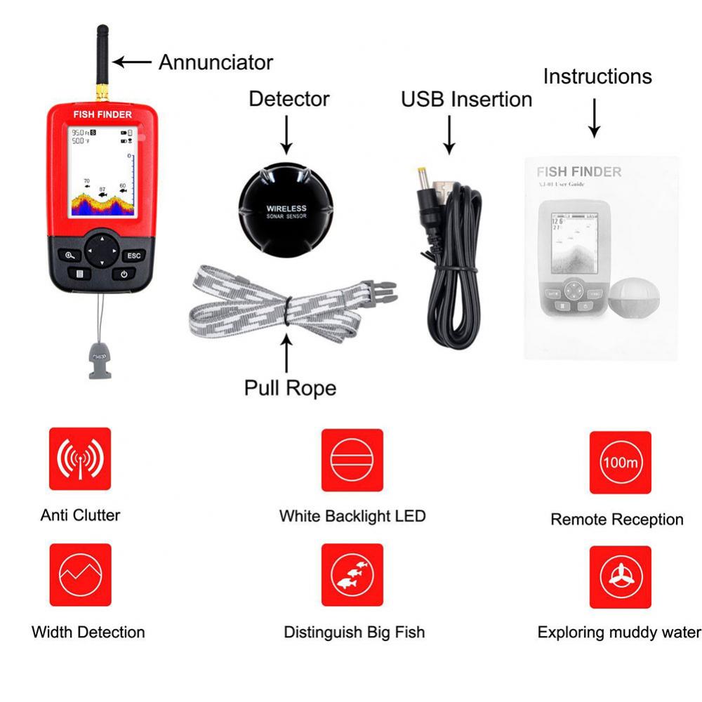 Lake Sea Fishing Smart Portabl - огляд і ціна Fish Finder Portable