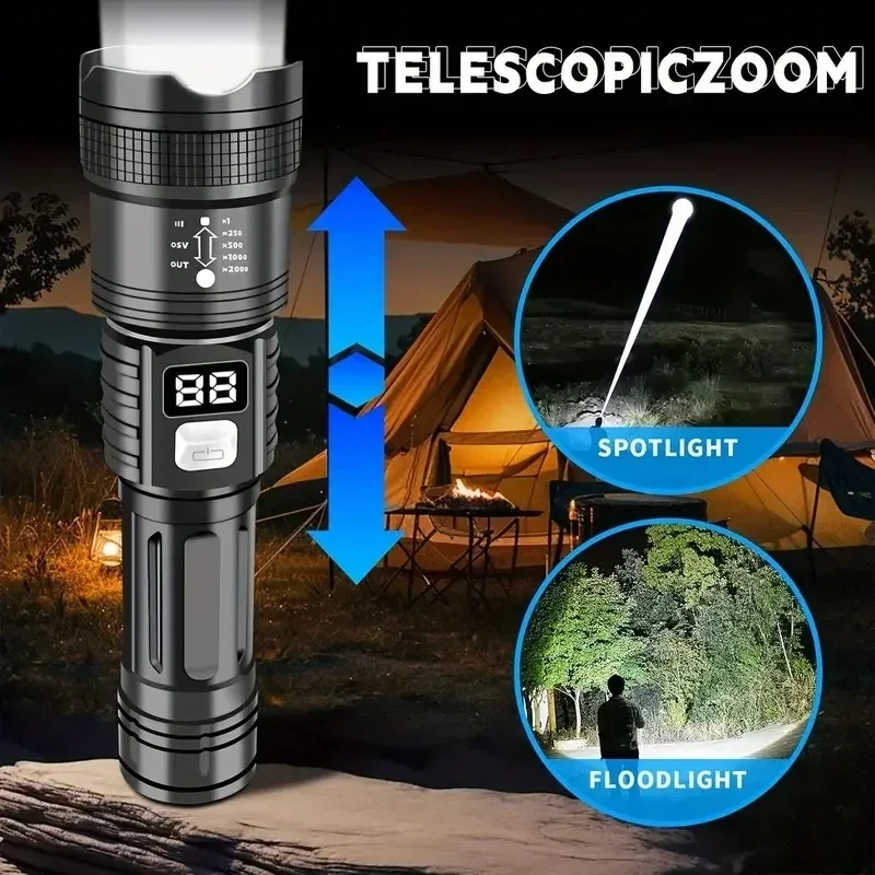 Rechargeable LED Flashlight 10 - огляд і ціна Fishing Light