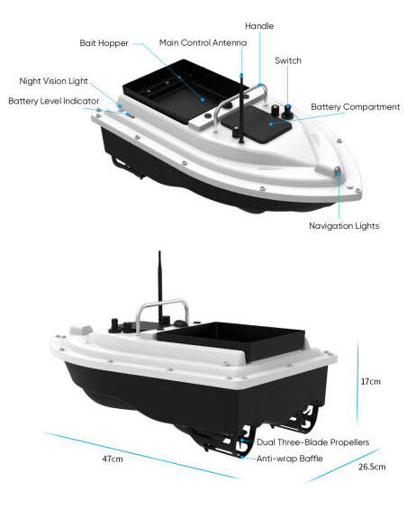 New 12V High Speed Carp Fishin - огляд і ціна Fish Finder Gps