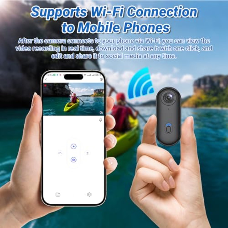 4K Action Camera for Cycling H - огляд і ціна Fishing Camera