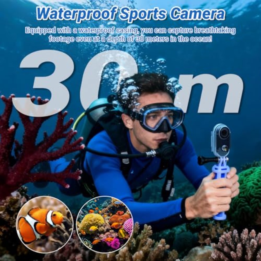 4K Action Camera for Cycling H - огляд і ціна Fishing Camera