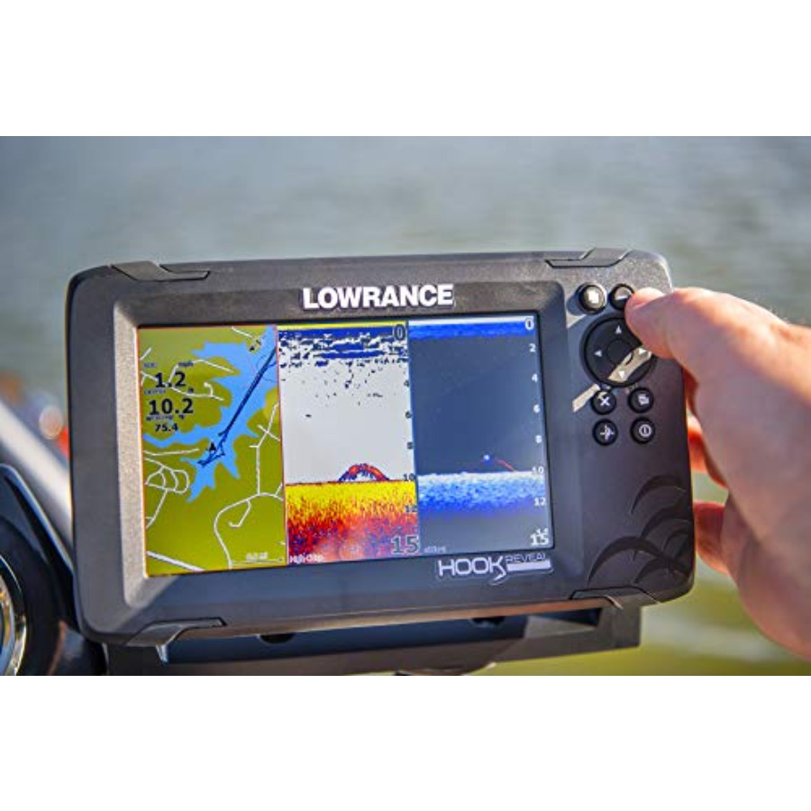 5-inch Fish Finder with SplitS - огляд і ціна Fish Finder Transducer