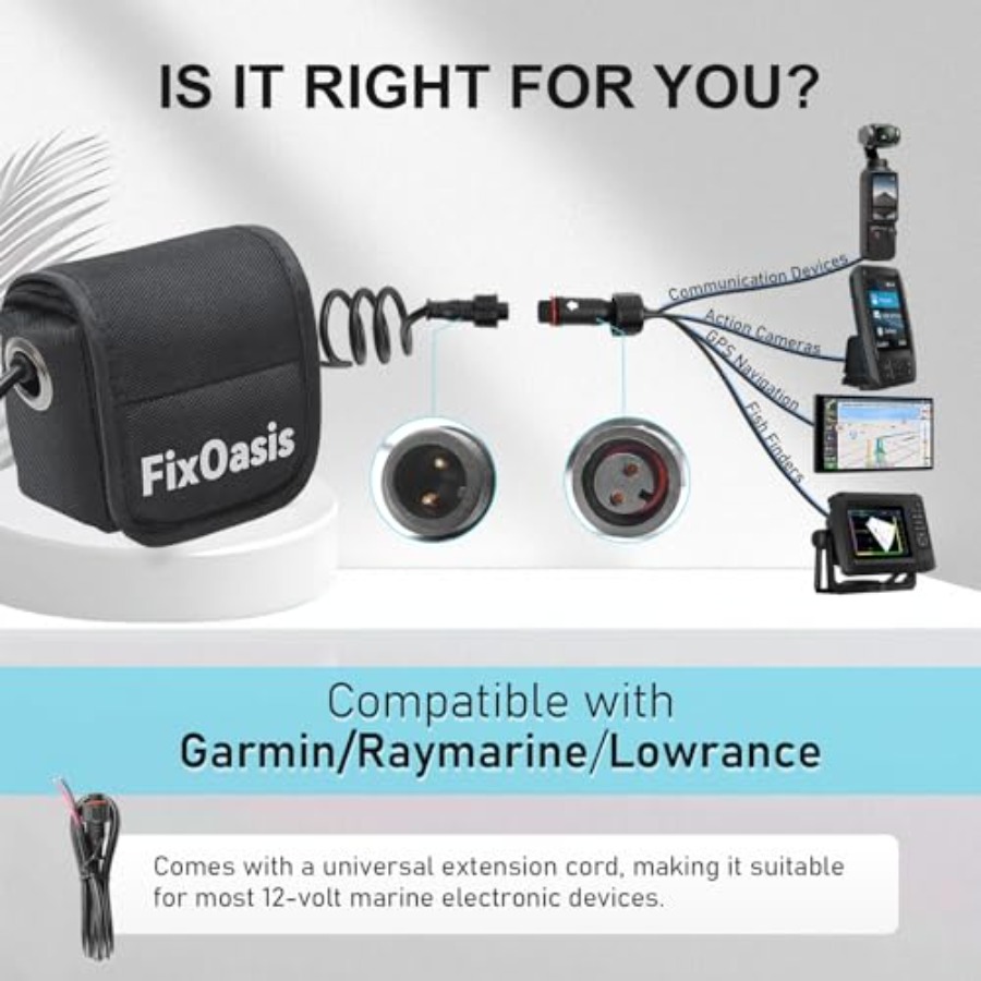 12V Lithium-Ion Fish Finder Ba - огляд і ціна Fish Finder Charger