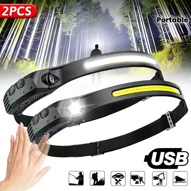 LED Sensor Headlamp Built-in B - огляд і ціна Fish Finder Battery