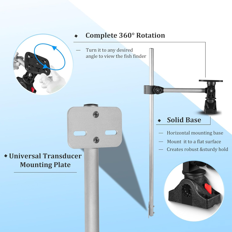 360° Rotation ,Marine Fish Fin - огляд і ціна Fish Finder Transducer