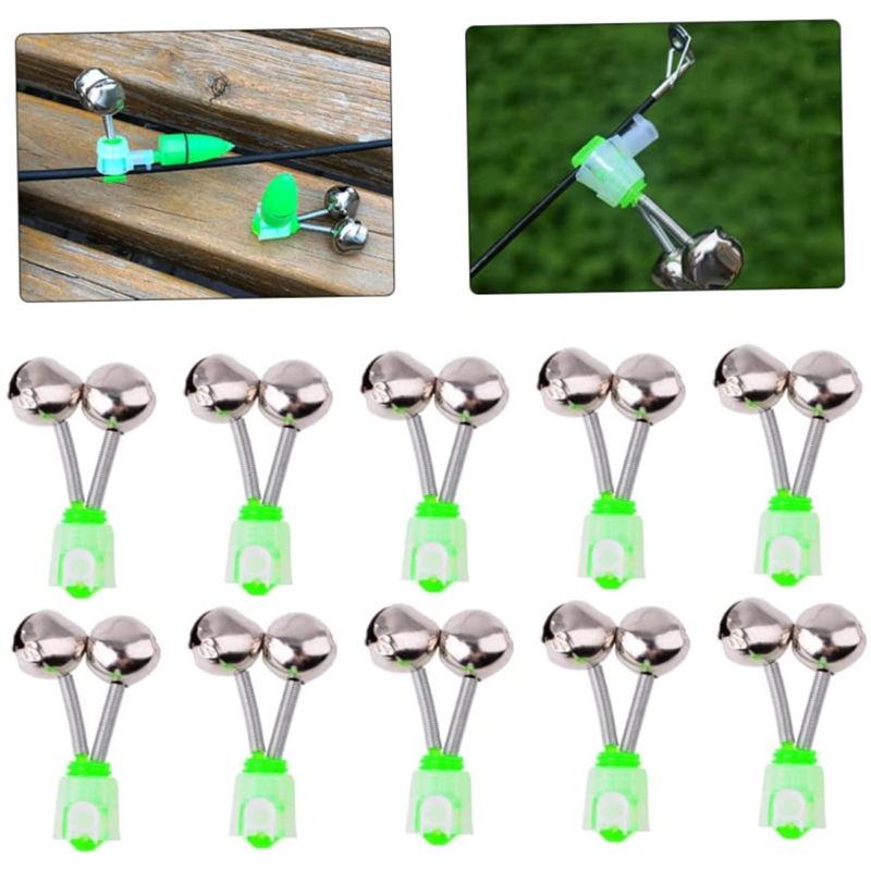 50-5PCS Double Bells Fishing I - огляд і ціна Fish Alarm