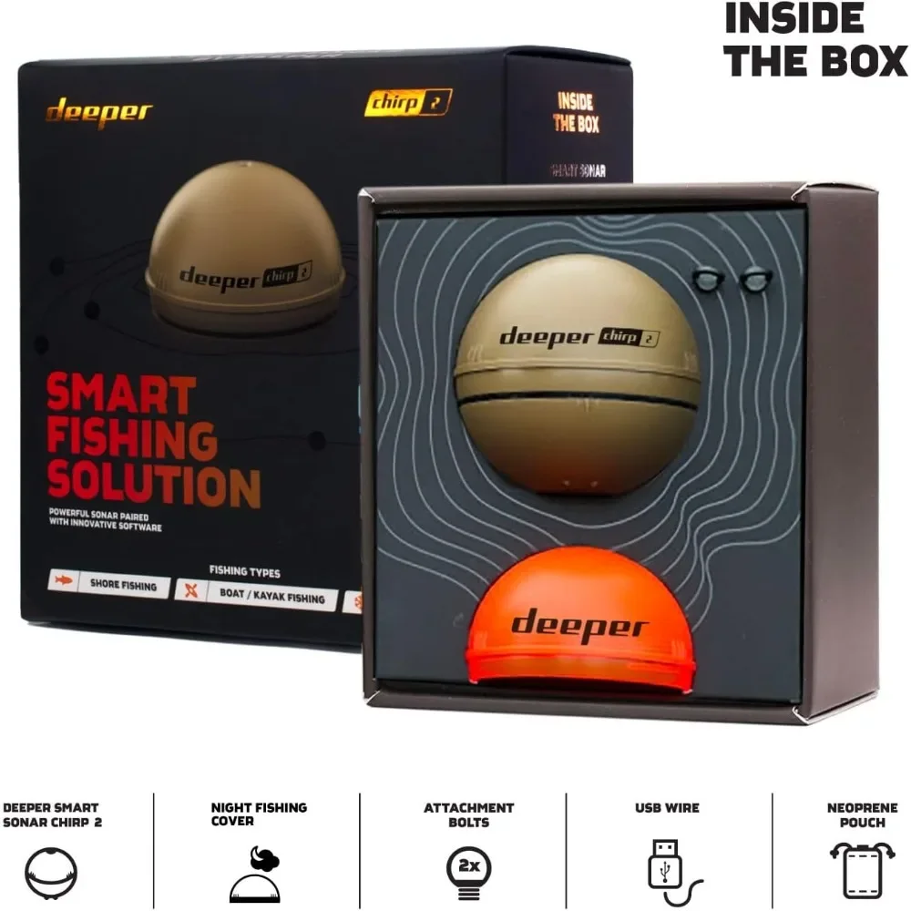 A  Chirp 2 Sonar Fish Finder - - огляд і ціна Fish Finder Portable