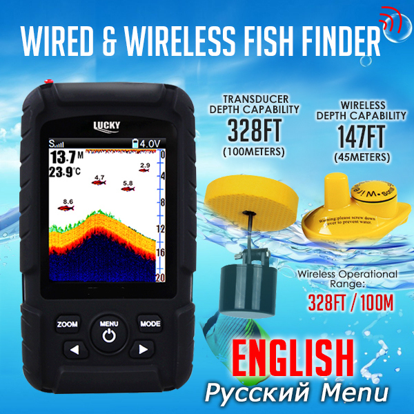 FF718LiC 2-in-1 LUCKY Fishfind - огляд і ціна Fish Finder Cable