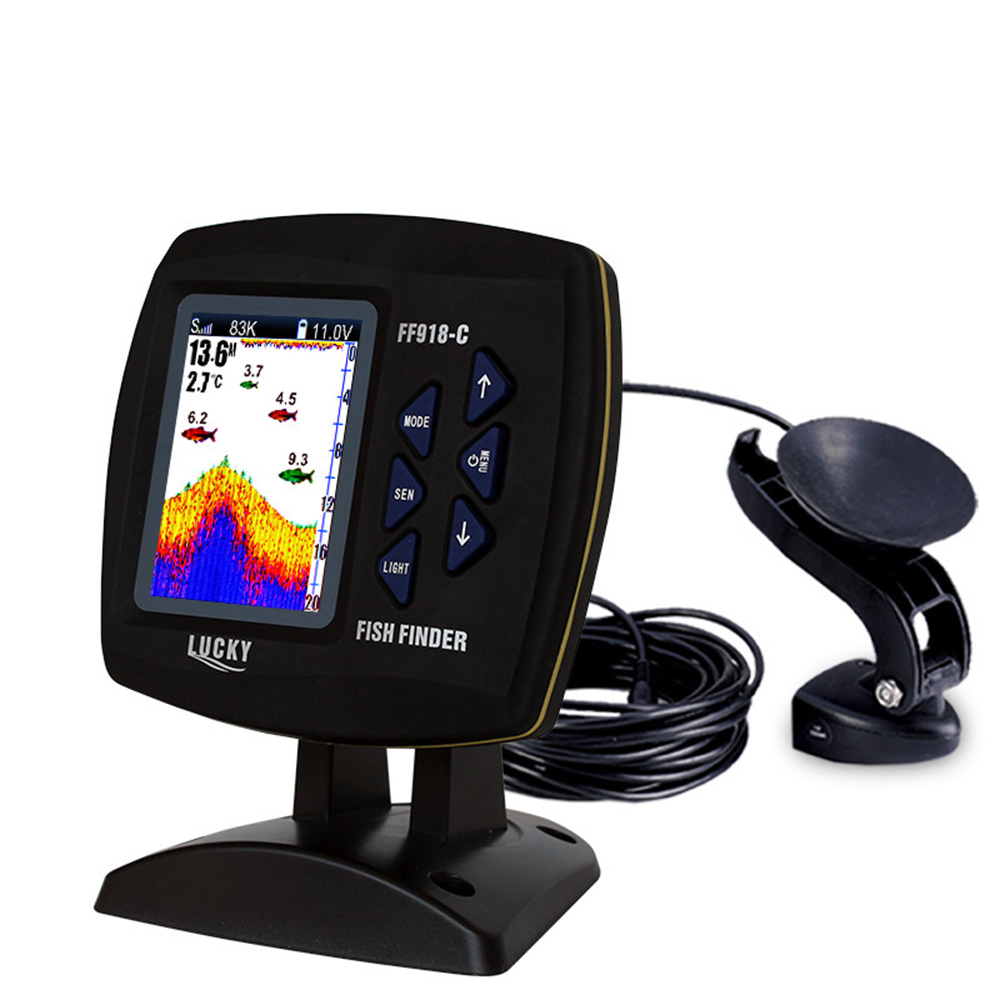 FF918-C100DS Color Screen Wire - огляд і ціна Fish Finder Gps
