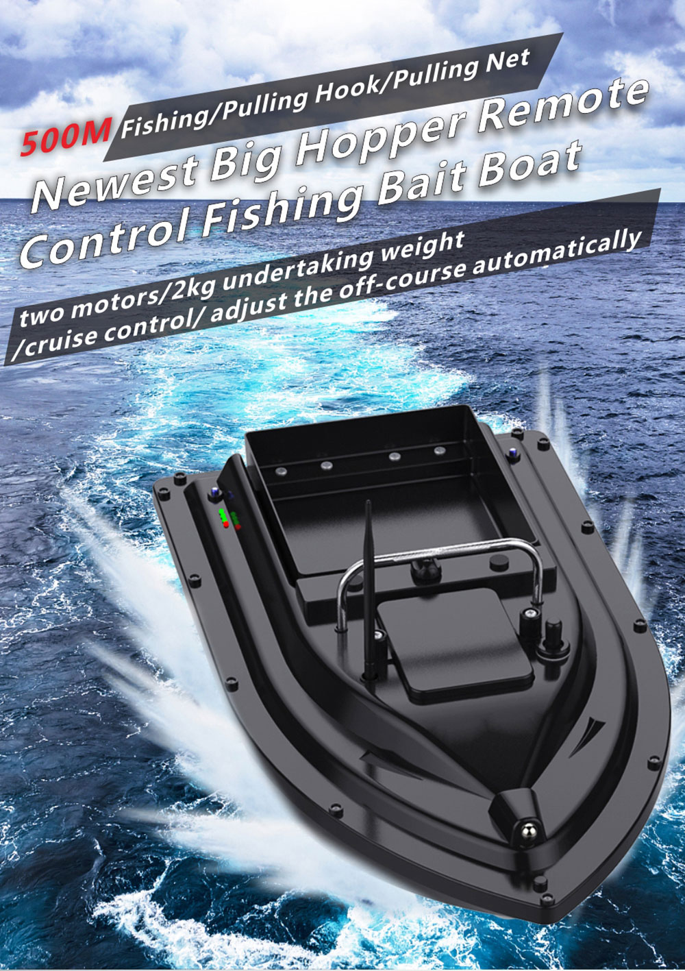 Bait Boat With GPS Positioning - огляд і ціна Fishing Gps