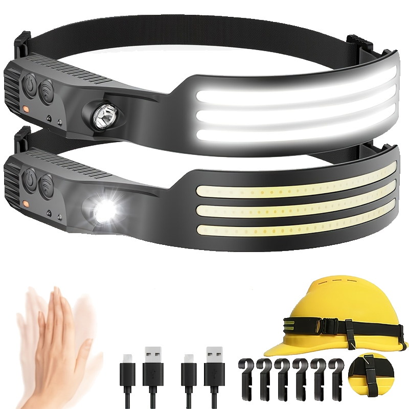 LED Sensor Headlamp USB Rechar - огляд і ціна Fish Finder Battery