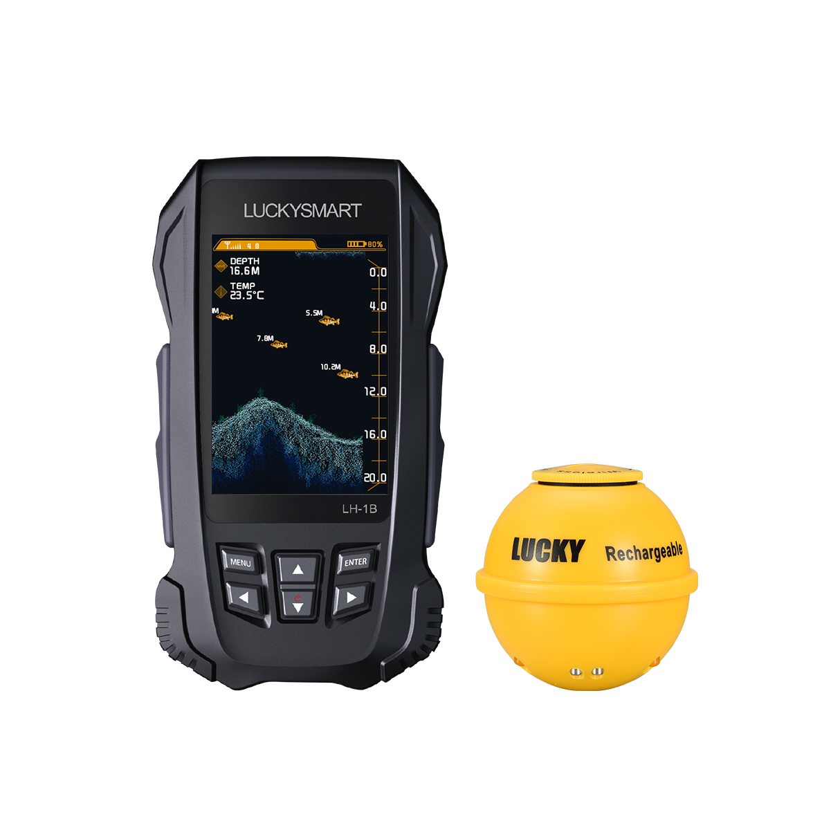 LUCKYSMART LH-1B Wireless Port - огляд і ціна Fish Finder Portable