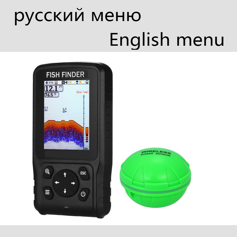 Portable Sonar Sensor Transduc - огляд і ціна Fish Finder Portable