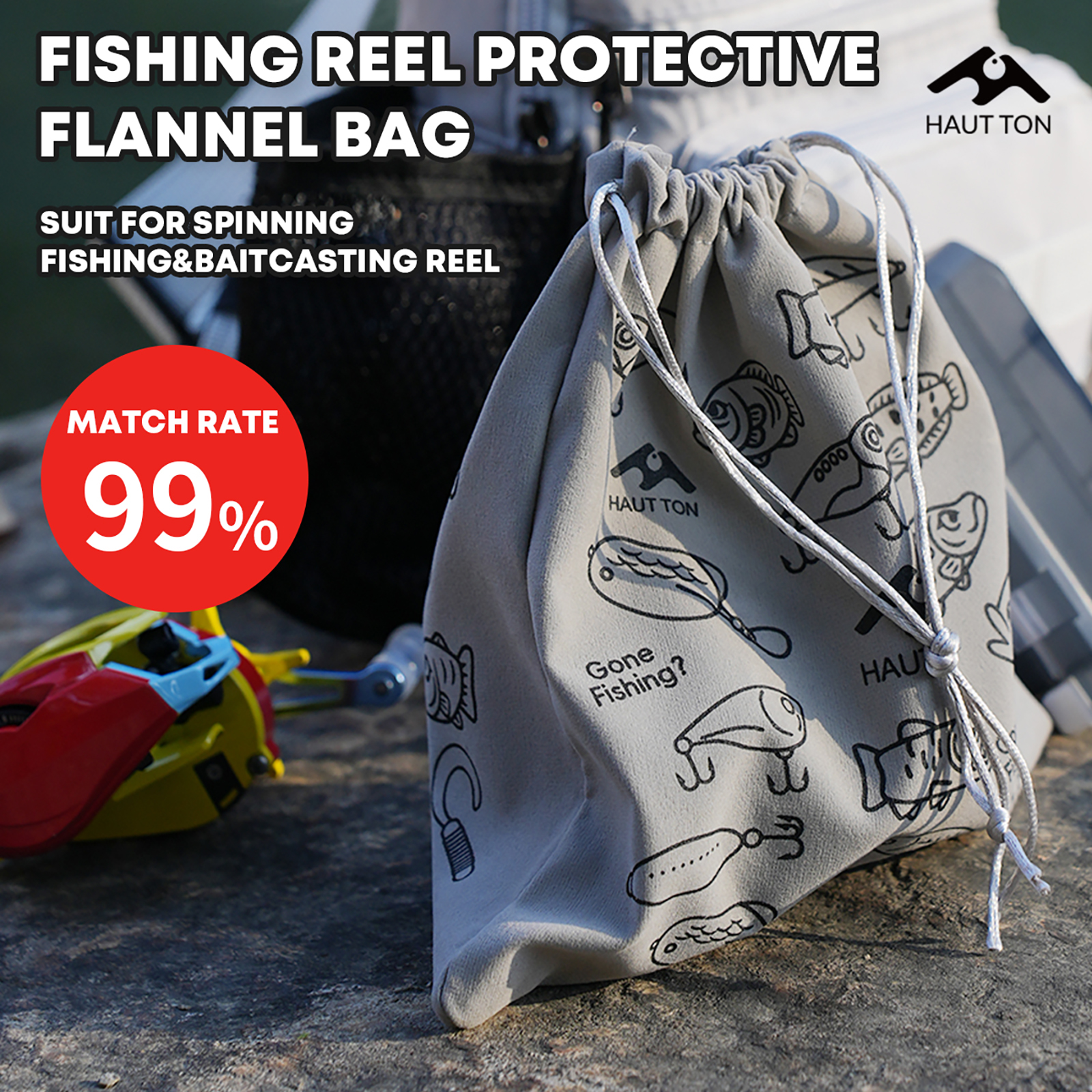 HAUT TON Fishing Reel Protecti - огляд і ціна Fish Finder Case